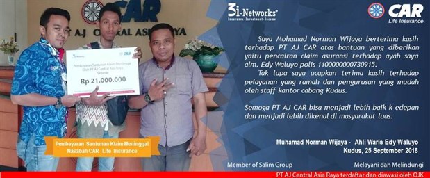 Penyerahan Klaim Kudus Sept 