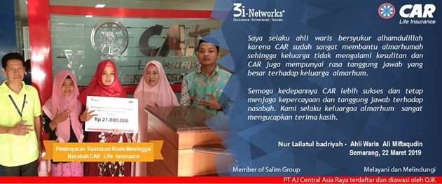 Pembayaran Klaim 3I An Ali Miftaqudin Semarang 