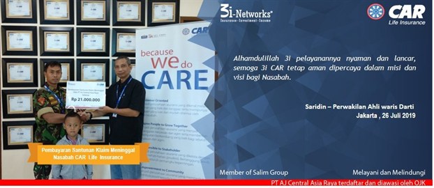 Dokumentasi Klaim 3I An Darti Jakarta 