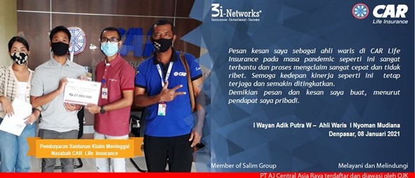 Pembayaran Klaim 3i  An I Nyoman Mudiana (Denpasar ) 08012021