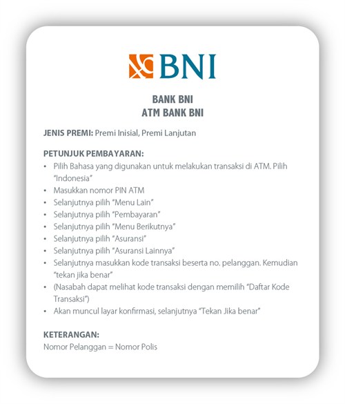 Cara Pembayaran ATM Bank BNI