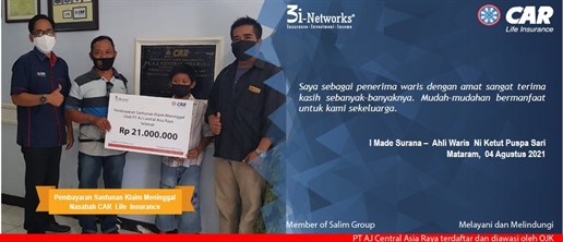 Pembayaran Klaim 3i  An Ni Ketut Puspa Sari (Mataram ) 04082021