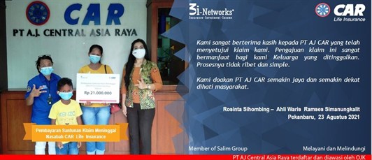 Pembayaran Klaim 3i  An Ramses Simanungkalit (Pekanbaru ) 23082021