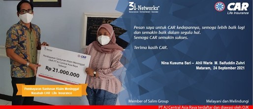 Pembayaran Klaim 3i  An M. Saifuddin Zuhri (Mataram ) 24092021