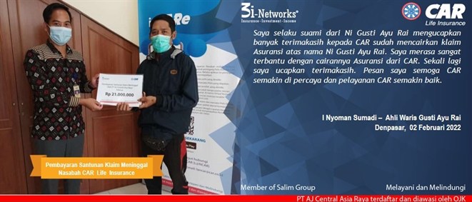 Pembayaran Klaim 3i  An Gusti Ayu Rai (Denpasar)