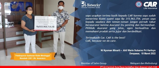 Pembayaran Klaim 3i  An Subarno Pri Hartoyo (Denpasar)