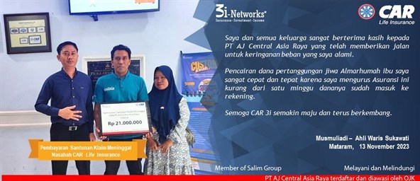 Pembayaran Klaim 3i  An Sukawati (Mataram)