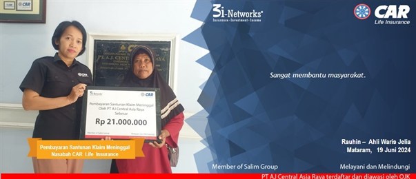 Pembayaran Klaim 3i  An Jelia . (Mataram)