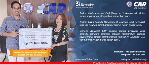 Pembayaran Klaim 3i  An Pramono (Denpasar)