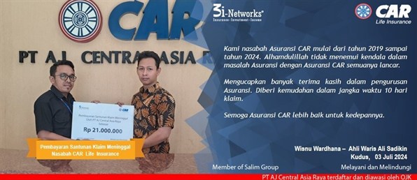 Pembayaran Klaim 3i  An Ali Sadikin (Kudus)