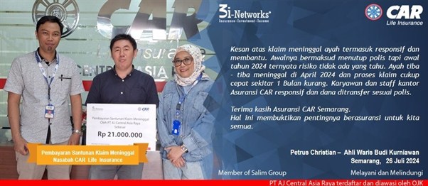 Pembayaran Klaim 3i  An Budi Kurniawan (Semarang)