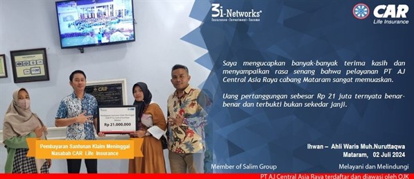 Pembayaran Klaim 3i  An Muh .Nuruttaqwa (Mataram)