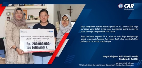 Pembayaran Klaim Agency  An Leliawati Lumadija (Surabaya)