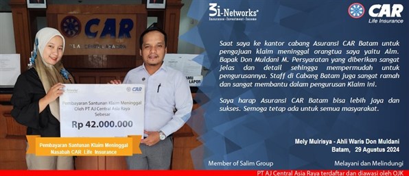 Pembayaran Klaim 3i  An Don Muldani  (Batam)