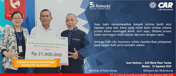 Pembayaran Klaim 3i  An Riani Tamba (Medan)