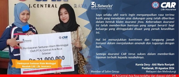 Pembayaran Klaim 3i  An Roniyah (Pontianak)