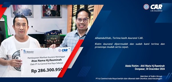 Pembayaran Klaim Agency  An Hj . Rasminah (Denpasar)