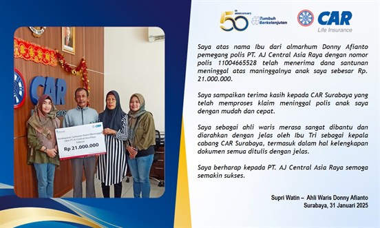 6 Pembayaran Klaim 3i  An Donny Afianto (Surabaya ) 310125