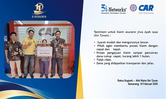 7 Pembayaran Klaim 3i  An Sin Tjwan (Semarang ) 180225