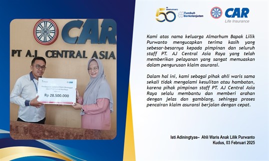 1 Pembayaran Klaim Agency An Lilik Purwanto (Kudus ) 030225