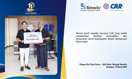 Pembayaran Klaim 3i  An I Nengah Suendra (Denpasar)