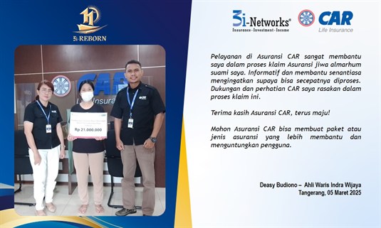 Pembayaran Klaim 3i  An INDRAWIJAYA (Tangerang ) 050325