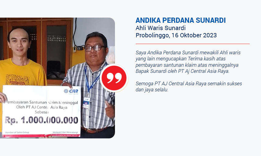 Pembayaran Klaim Agency An Sunardi (Probolinggo)